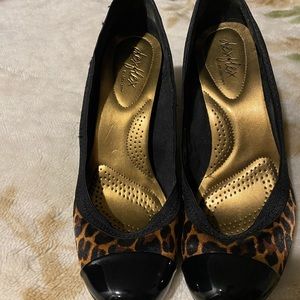 Dexflex by Dexter Fabric/Patent Leather Pump Sz 7